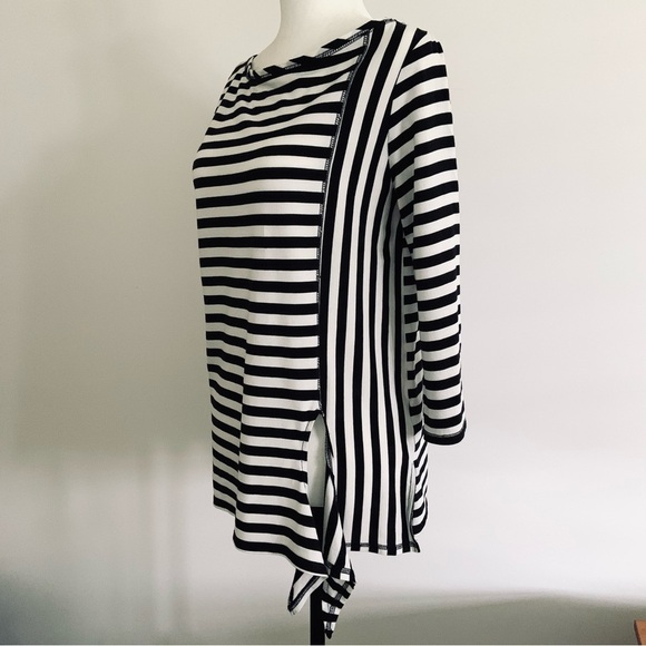Jones New York striped boatneck top - Picture 3 of 10